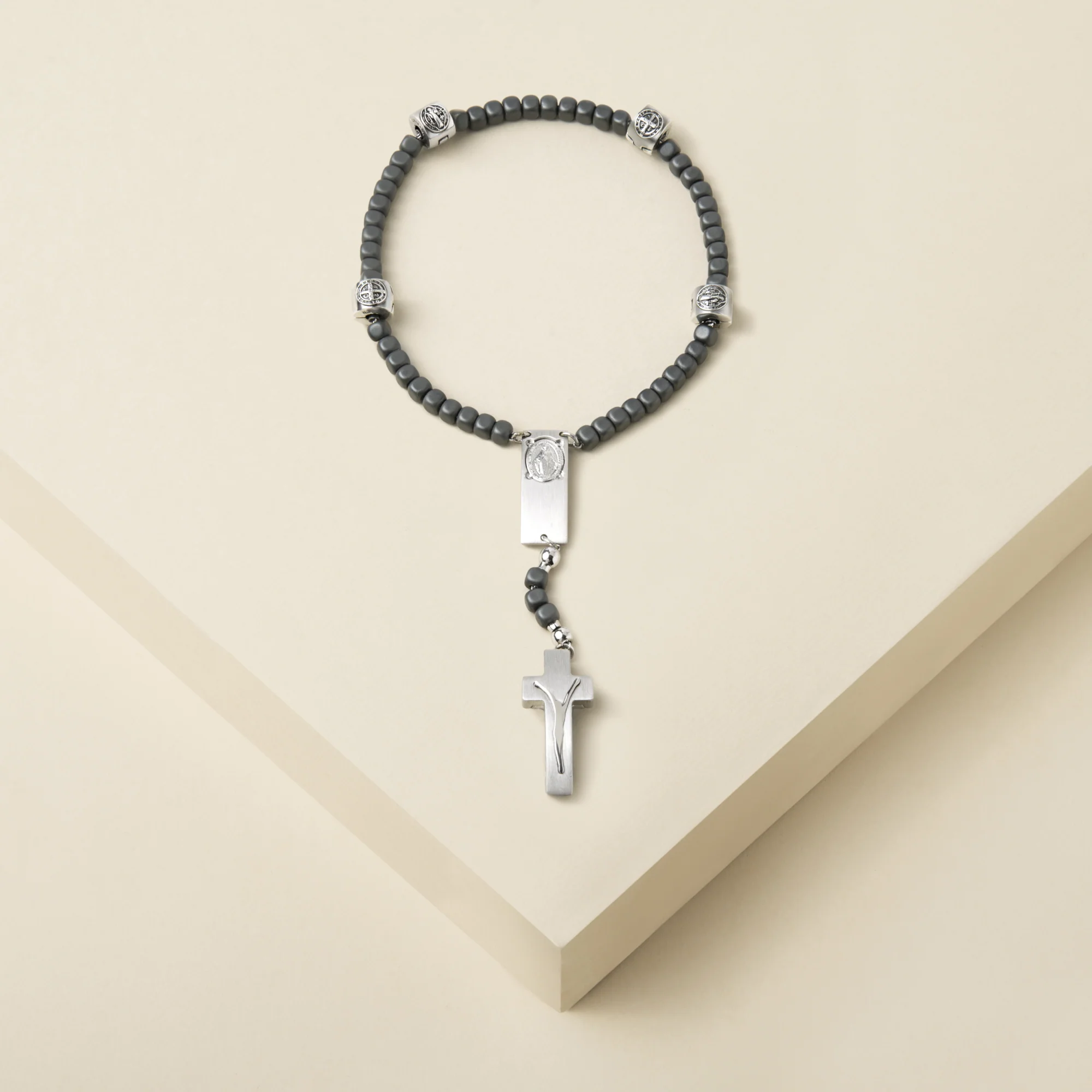 ROSALET® FAITH'S CHARM - SAINT BENEDICT MEDAL - STERLING SILVER - Image 3
